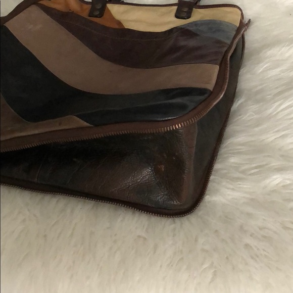 Anthropologie JasM.B. London Patchwork Leather Bag - Picture 3 of 4